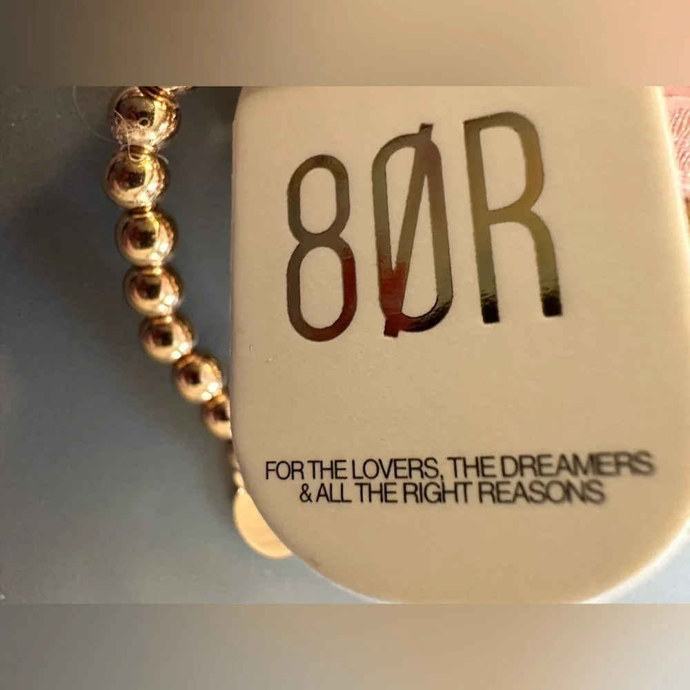 8 Other Reasons Gold Beaded Bracelets NWT